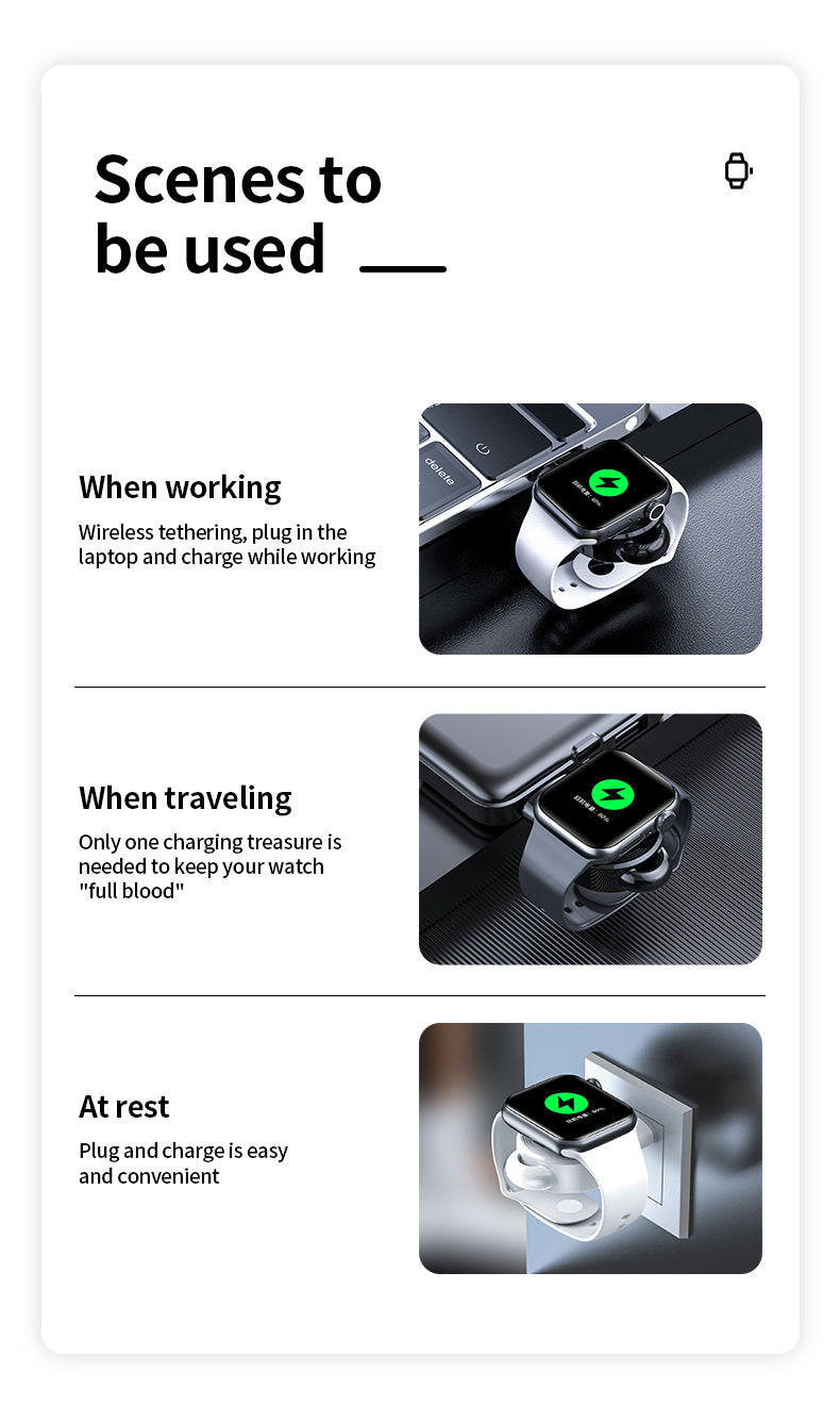 USB Wireless Charger Portable Watch Fast Charging